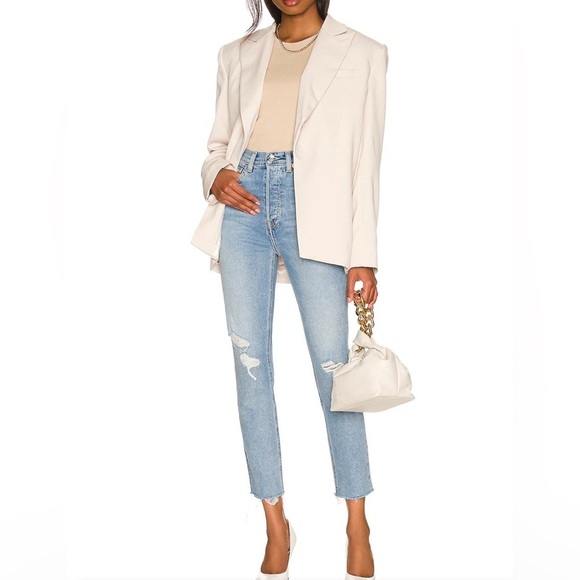 Grlfrnd The Piper Super High Rise Stretch Slim Crop in La Jolla - Picture 13 of 13